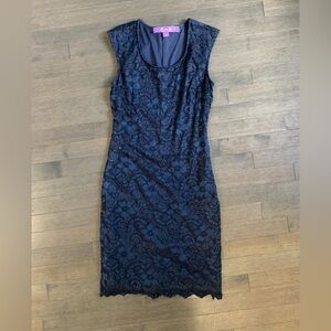 Blue Jolie Lace Dress Size S